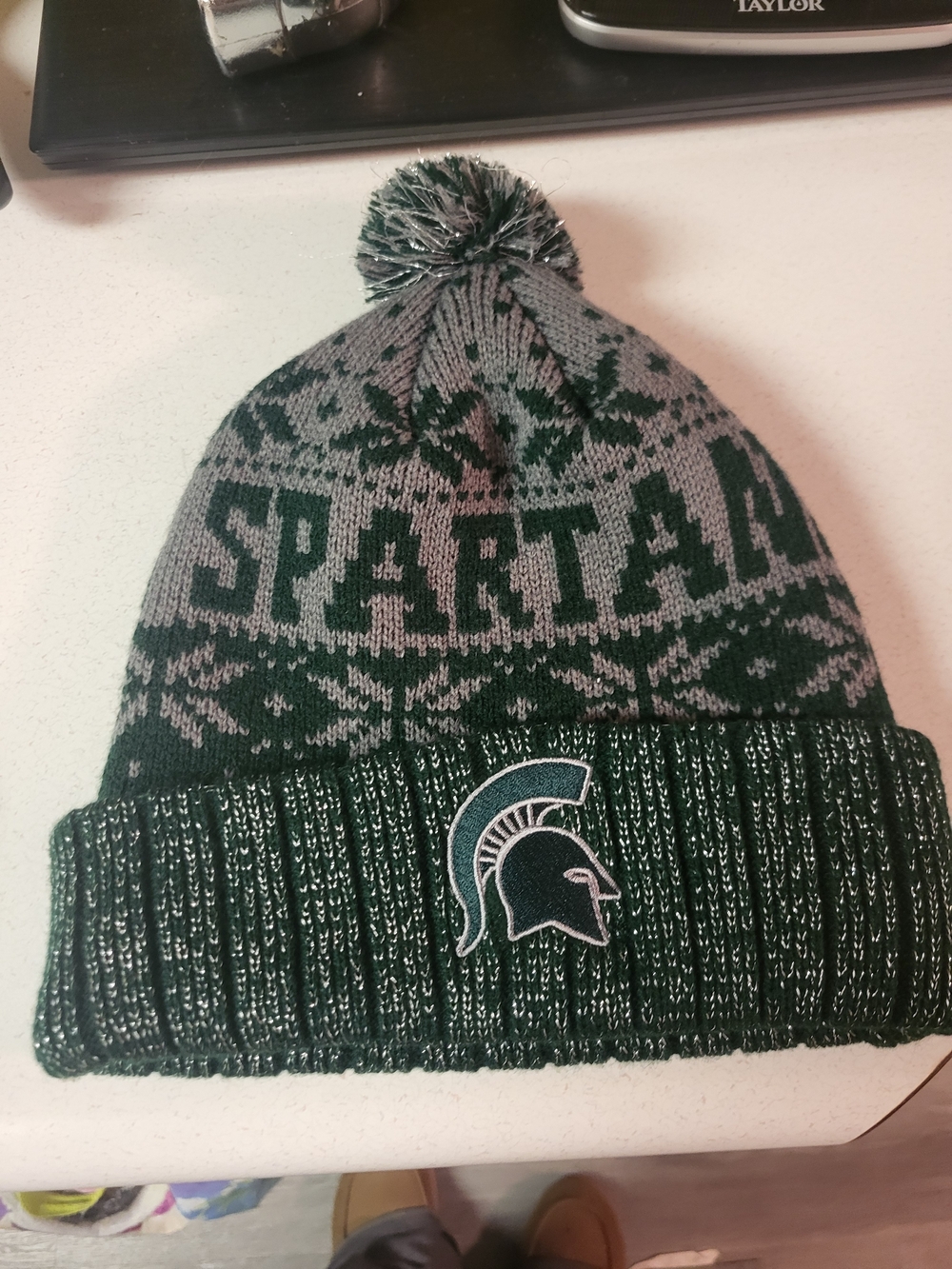 Michigan State Spartans Winter Pom Hat Adult One Size Captivating